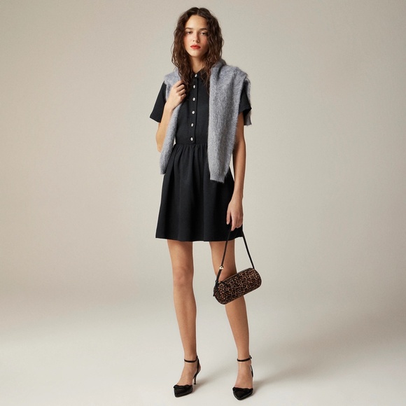 New J.CREW Collection Shirtdress with Jewel Buttons $198 CF624 - Picture 2 of 5